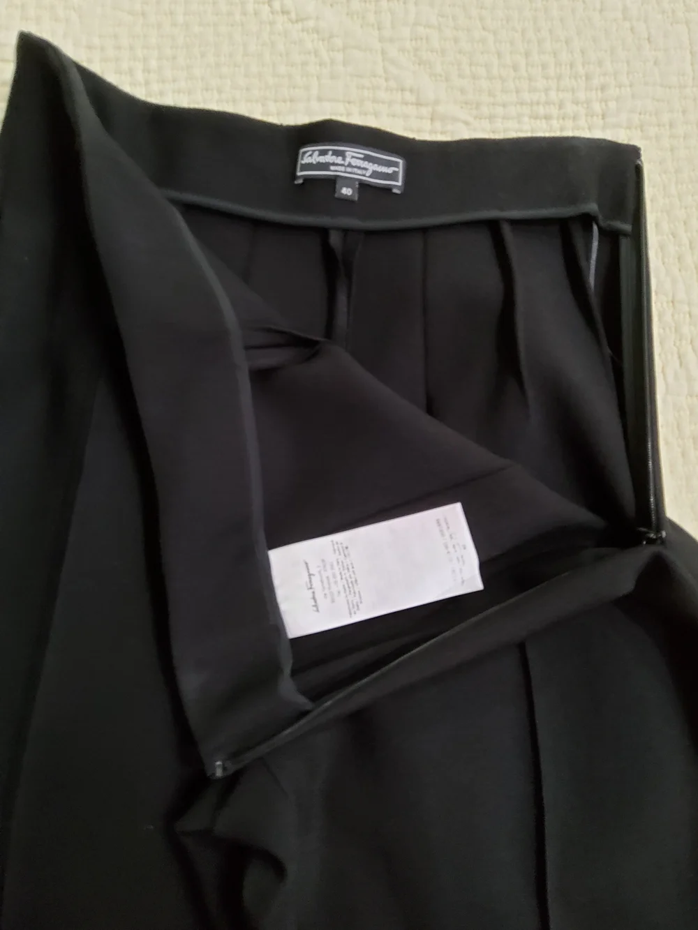 Salvatore Ferragamo Tailored Ponte Pants Size 40